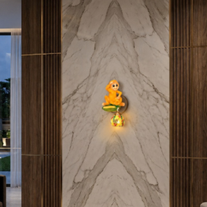 Playful Monkey Wall Sconce Light